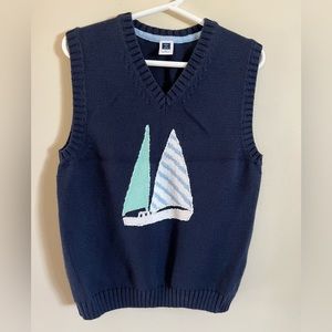 Janie And Jack boy size 6 sweater vest.